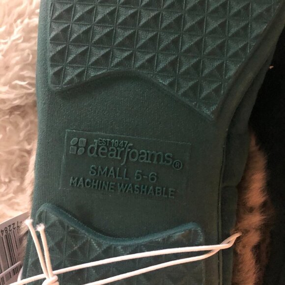 DEARFOAMS DARK FOREST VELOUR CLOG SMALL (5-6) NEW IN BOX - Picture 5 of 11